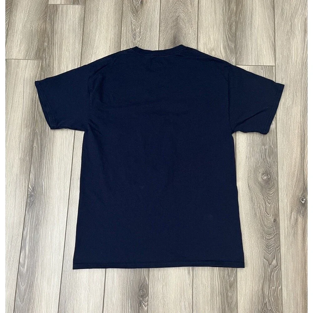 Champion Blue Short Sleeve Tee Queens University Lacrosse Men’s Sz Medium - Picture 4 of 8